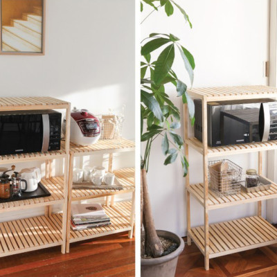 KỆ ĐỂ LÒ VI SÓNG 4 TẦNG HÀN QUỐC - OVEN RACK 4F