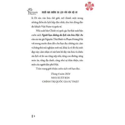 Người bạn đường du lịch văn hóa Hội An (bản in 2024)