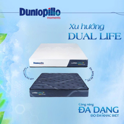 Nệm cao su thiên nhiên  Dunlopillo  World Relax Fresh 10cm