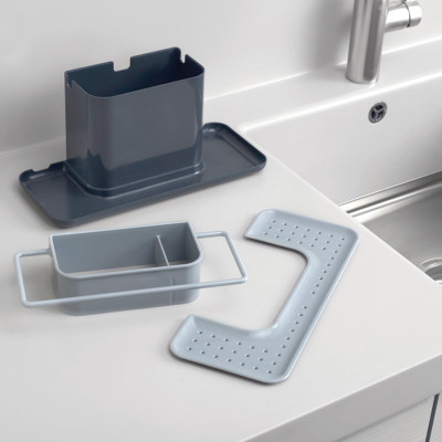 Giá Để Dụng Cụ Rửa Bát Joseph Joseph Caddy Large Grey Hàng chính hãng