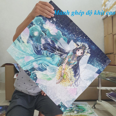 Bộ tranh xếp hình cao cấp 1000 mảnh 50x80cm – Bến Sông Trăng