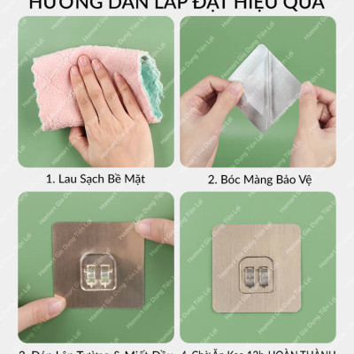 Miếng Dán Thay Thế Kệ Góc Tường Inox 14x6CM Dự Phòng Kệ Tam Giác Tròn Móc Treo Đồ Nặng Siêu Dính