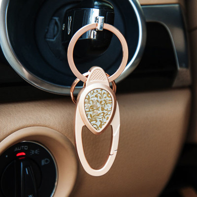 Móc khóa ô tô cao cấp Jobon ZB-099-Vàng