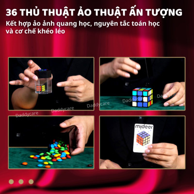 Đồ chơi ảo thuật 36 trò cho bé Mideer Conundrum Cube Magic