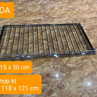 GIÁ GẦM BẾP , KỆ ĐỂ ĐỒ NHÀ BẾP INOX 304 . kt 115 x 50 cm