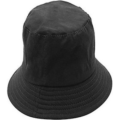 Nón bucket trơn đen hàng tốt dày dặn