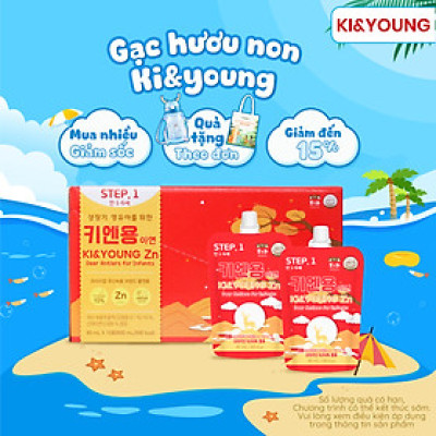 Combo Gạc hươu non/Nước nhung hươu cho bé từ 1 tuổi Ki&Young - ALADDINVINA