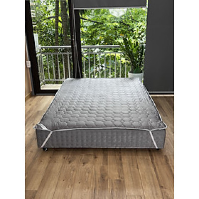 Topper làm mềm nệm LIDACO vải phi lụa mát mịn có khóa kéo