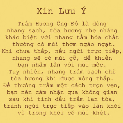 Nhang Nụ Trầm Hương, Loại Lan Tỏa, Nhang Sạch Thuần Thiên Nhiên