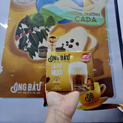 Ông Bầu - Cà Phê Muối Hộp 220g