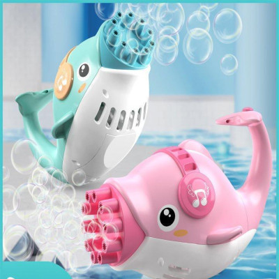 Đồ Chơi Ban Bong Bóng Hình Cá Voi 10 Nòng Kèm Lọ Xà Phòng