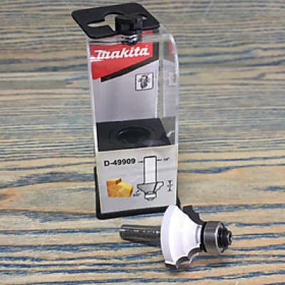 Mũi phay bo tròn 2 tầng bi dưới Makita  (1/4"x1/2")