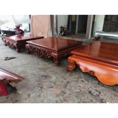 sập nằm gỗ gụ nam phi kt 1m8 x 2m2