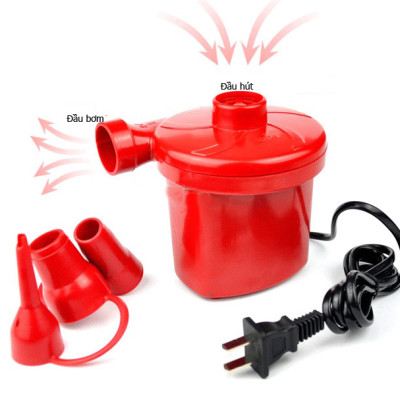 Máy Bơm Hơi 2 Chiều Mini Bơm Phao, Đệm Hơi - Màu Ngẫu Nhiên