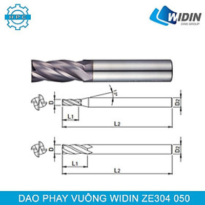 Dao phay vuông Widin ZE304 050