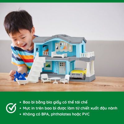 Bộ Đồ Chơi Ngôi Nhà Green Toys Cho Bé Từ 2 Tuổi – Xanh Dương