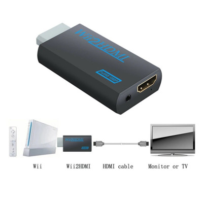 SOAIY Đầu Chuyển Tín Hiệu Wii ra HDMI Hỗ Trợ Full HD Âm Thanh Cao Cấp - Hàng Nhập Khẩu