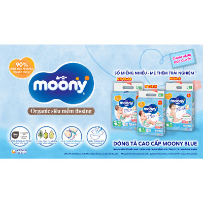 Tã Dán Cao Cấp Moony Nhật Bản M56 +8
