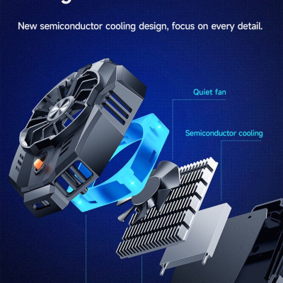 Sò Lạnh Quạt Tản Nhiệt Điện Thoại Chính Hãng GM10/GM26 thế hệ mới làm lạnh siêu nhanh chơi game siêu mượt giúp tăng FPS - Bảo Hành 12 Tháng - Hàng Chính Hãng