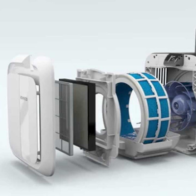 Máy Lọc Không Khí Tạo Ẩm Cao Cấp BONECO H680 Khuếch Tán Xông Tinh Dầu Thơm Phòng, Phun Sương Khử Khuẩn Tạo Độ Ẩm Không Khí, Lọc Bụi, Khử Mùi, Kháng Vi Khuẩn - Hàng Chính Hãng