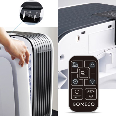 Máy Lọc Không Khí Tạo Ẩm Cao Cấp BONECO H680 Khuếch Tán Xông Tinh Dầu Thơm Phòng, Phun Sương Khử Khuẩn Tạo Độ Ẩm Không Khí, Lọc Bụi, Khử Mùi, Kháng Vi Khuẩn - Hàng Chính Hãng