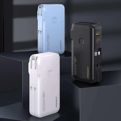 Sạc Dự Phòng Pisen Quick - High Power Box 22.5W 10000mAh - Màu Trắng