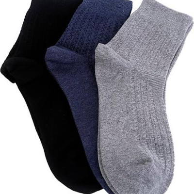 Combo 3 đôi Tất, vớ nam cổ cao Màu ngẫu nhiên A174