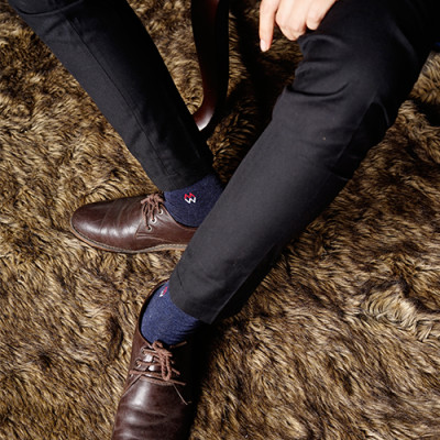 Combo 5 đôi tất nam vớ nam Cổ Dài Cao Cấp MRM FASHION ( Xanh Navy)