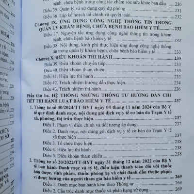 Sách Luật Bảo Hiểm Y Tế sửa đổi bổ sung năm 2024 – Hệ Thống Các Văn Bản Quy Định Chi Tiết Thi Hành (V2529T)