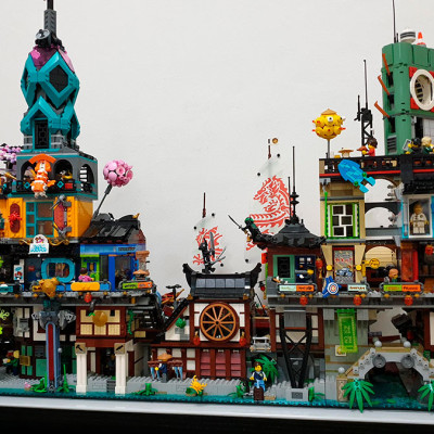 Đồ Chơi Lắp Ráp: Thị Trường Thành Phố NinjaGo - LEGO NINJAGO 71799 (6163 chi tiết)