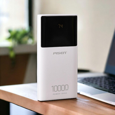 Sạc Dự Phòng Pisen - Mr White Digital 10000mAh - Pisen TP-D33