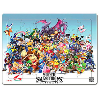 Xếp hình Tia Sáng Super smash Bros Ultimate (30 Mảnh Ghép) - Tặng kèm tranh tô màu cho bé