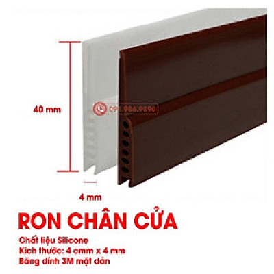 Cuộn Dây Cao Su Dán Viền Cửa Chống Tiếng Ồn | Loại dày 4mm rộng 40 mm chiều dài tuỳ chỉnh | Ron cửa loại tốt nhất