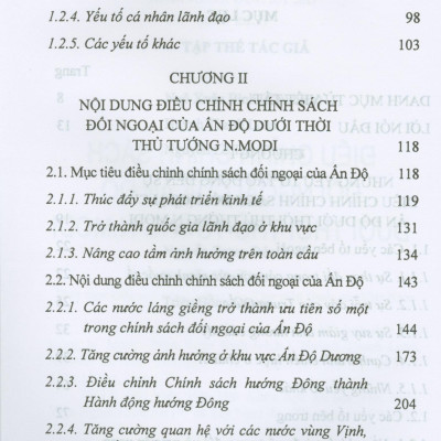Điều Chỉnh Chính Sách Đối Ngoại Của Ấn Độ Dưới Thời Thủ Tướng N.Modi