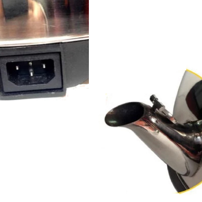 Ấm điện đế liền cao cấp 4L Đạt Tường – ĐL-01  - Trắng Inox - Hàng chính hãng