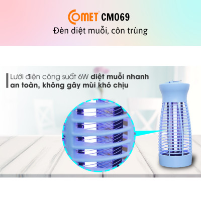 Đèn Diệt Muỗi Comet CM069 6W - Hàng Chính Hãng
