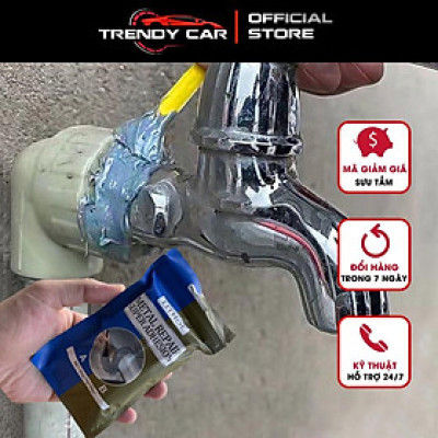 Keo Dán Sắt AB Chịu Nhiệt 100Gr ️ ️ Keo Vá Vết Nứt, Thủng Kim Loại Siêu Chắc