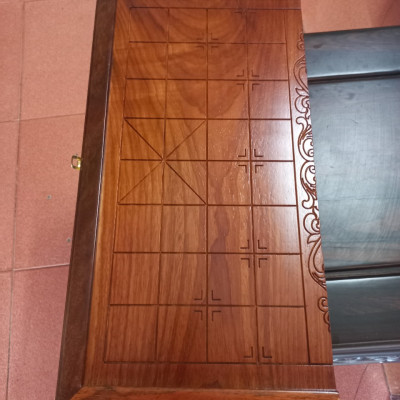 Bộ Bàn cờ tướng và quân cờ tướng gỗ trắc 3,8cm-bàn 48x 50×3cm