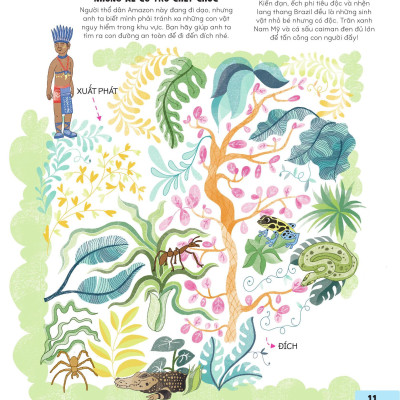 Sách - 70++ Trò Chơi Giúp Em Khám Phá Thế Giới - Mê Cung