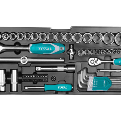 BỘ 97 CÁI CÔNG CỤ TRONG HỘP ĐỒ NGHỀ TOTAL THPTCS70971 - HÀNG CHÍNH HÃNG