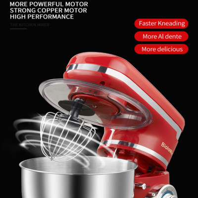 Máy trộn bột và đánh trứng 5 lít thương hiệu cao cấp BioloMix BM785LB - Công suất 1500W - HÀNG NHẬP KHẨU