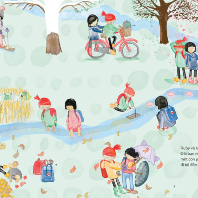 Hello Ruby - Ngày Đầu Đến Trường Của Robot - Bìa Cứng