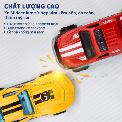 Đồ chơi xe ô tô mô hình cao cấp cho bé trai Mideer Mini Alloy Racing Cars
