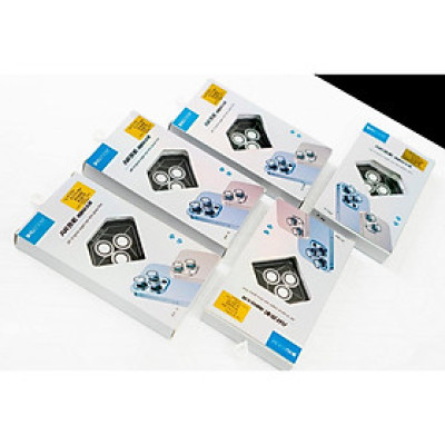 Bộ Lens Bảo Vệ Camera Trong Suốt dành cho iPhone 16 | 16 Pro | 16 Plus | 16 Pro Max hiệu Kuzoom Crystal Có Khung Hỗ Trợ Dán - Hàng chính hãng 