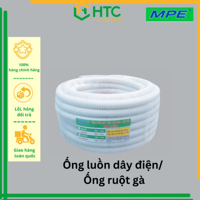 Ống luồn dây điện/ Ruột gà loại đàn hồi chống cháy phi 16-20-25-32mm ( 50m/cuộn )