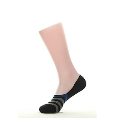 Vớ Lười Họa Tiết Kẻ Sọc Dành Cho Nam thương hiệu ELLE EBM LINER02