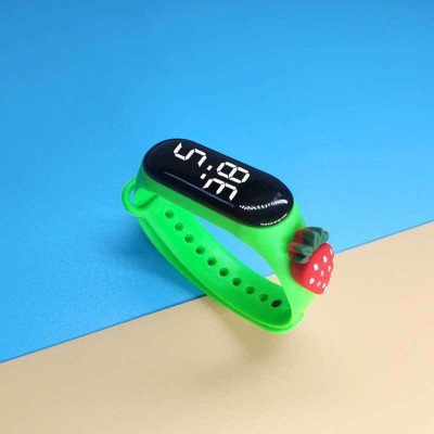 Đồng Hồ Led Silicon Hình Thú Cho Bé