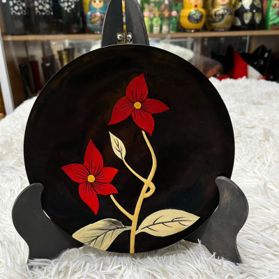 Dĩa sơn mài cao cấp Thanh Bình Lê đựng trái cây, trang trí nhà cửa, văn phòng, quà tặng ý nghĩa