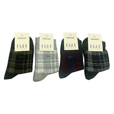 Vớ Tất ORGANIC Công Sở Nam Cổ Trung Thương Hiệu ELLE EH BIZ47