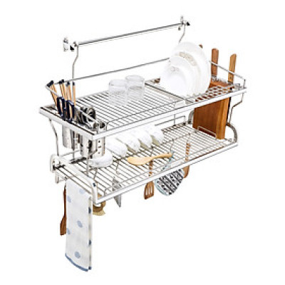 Kệ sóng chén 9 tấc treo (kết hợp 4 trong 1) inox 304 TOVASHU 9TC2